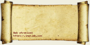 Jovana Trivalić vizit kartica